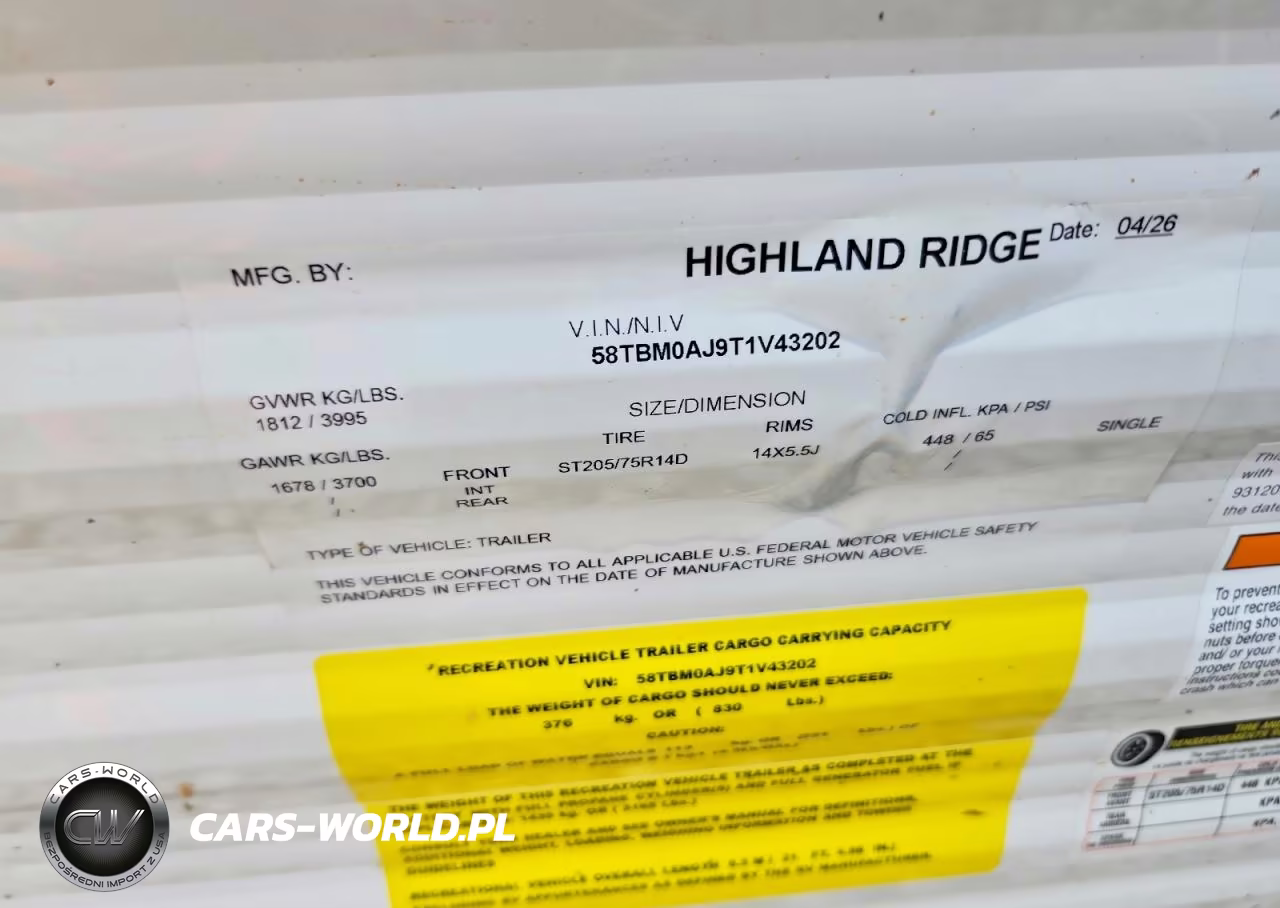 2026 Open Range Highland Ridge VIN:58TBM0AJ9T1V43202 - 10
