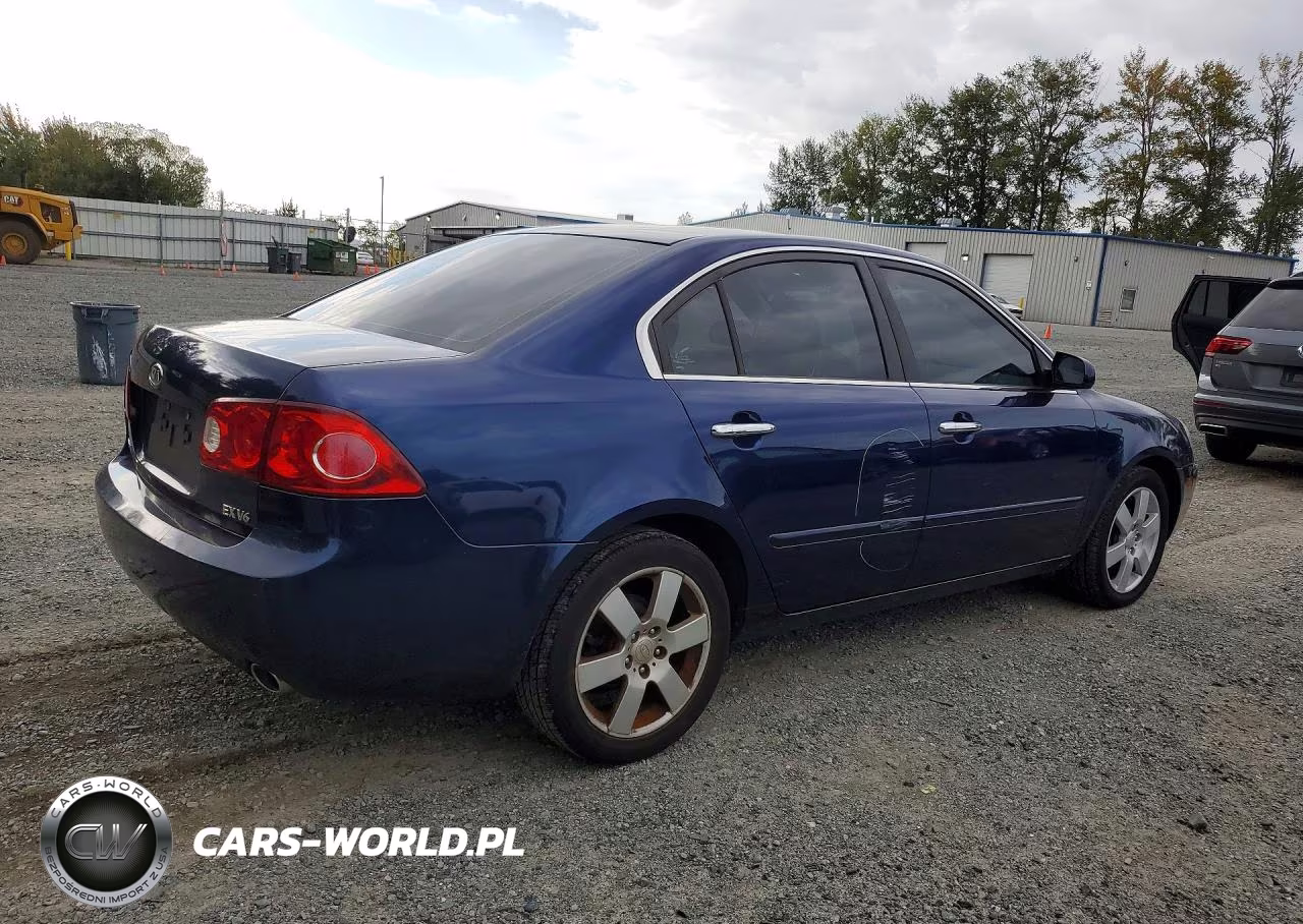 2006 Kia Optima Lx VIN:KNAGE124365028552 - 3