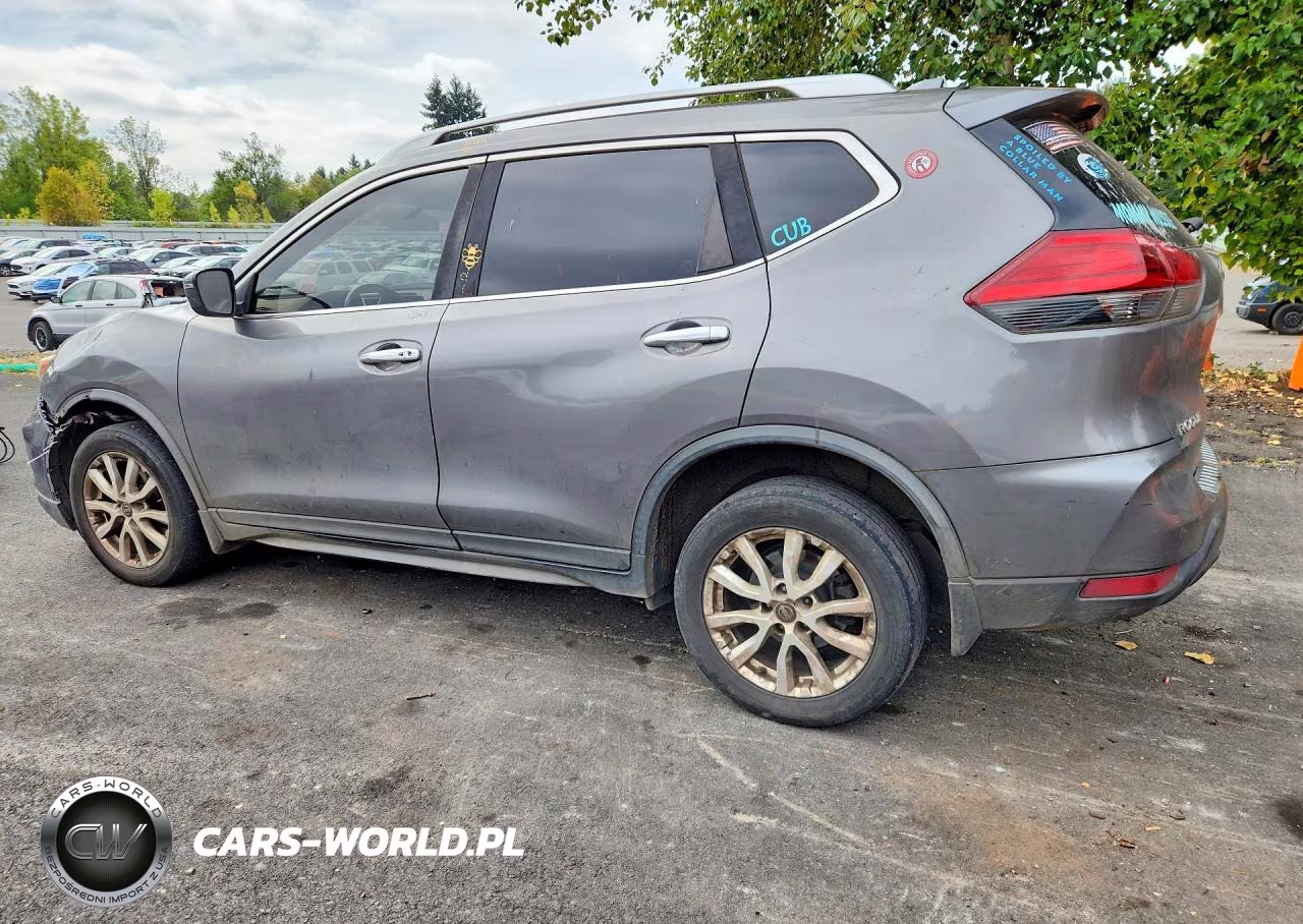 2017 Nissan Rogue Sv VIN:JN8AT2MV4HW256183 - 2