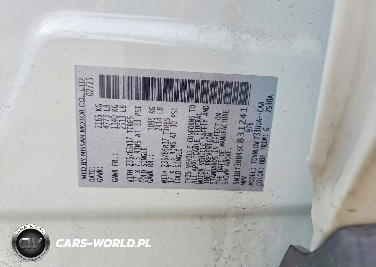 2025 Nissan Rogue Rock Creek VIN:5N1BT3BB4SC831241 - 14