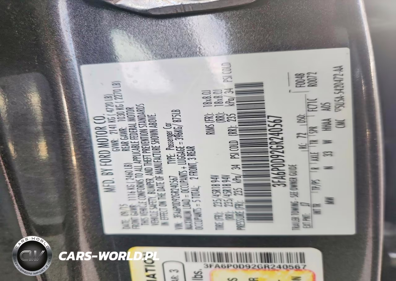 2016 Ford Fusion Titanium VIN:3FA6P0D92GR240567 - 12
