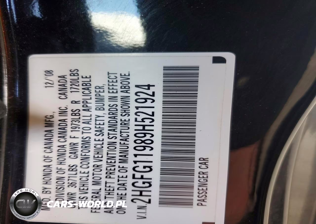 2009 Honda Civic Exl VIN:2HGFG11989H521924 - 12