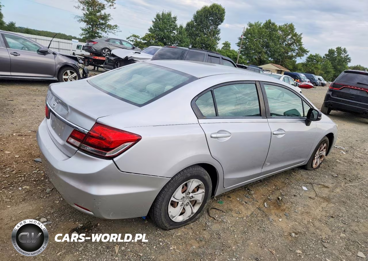 2013 Honda Civic Lx VIN:19XFB2F55DE203093 - 3