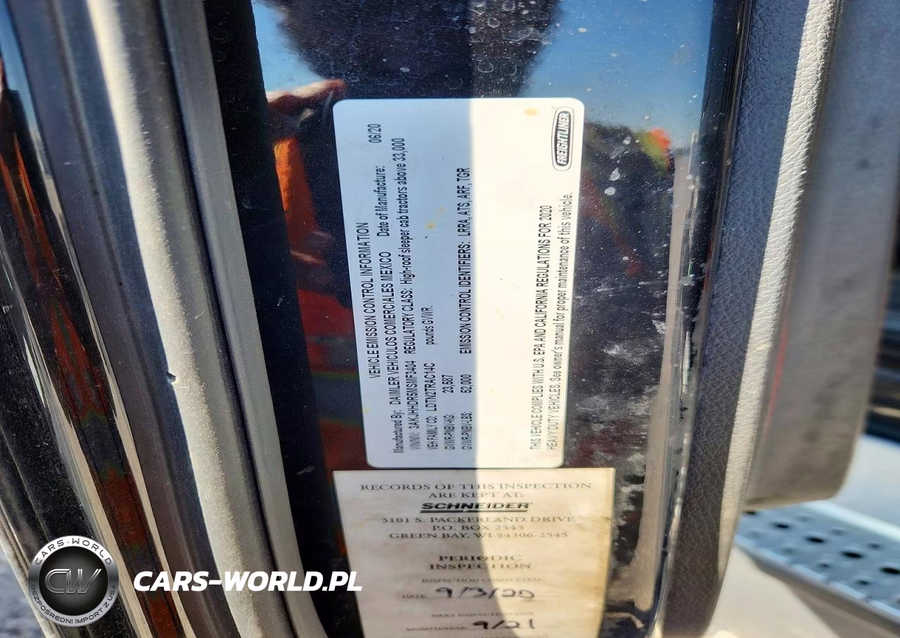 2021 Freightliner Cascadia 126 VIN:3AKJHHDR5MSMF3404 - 12