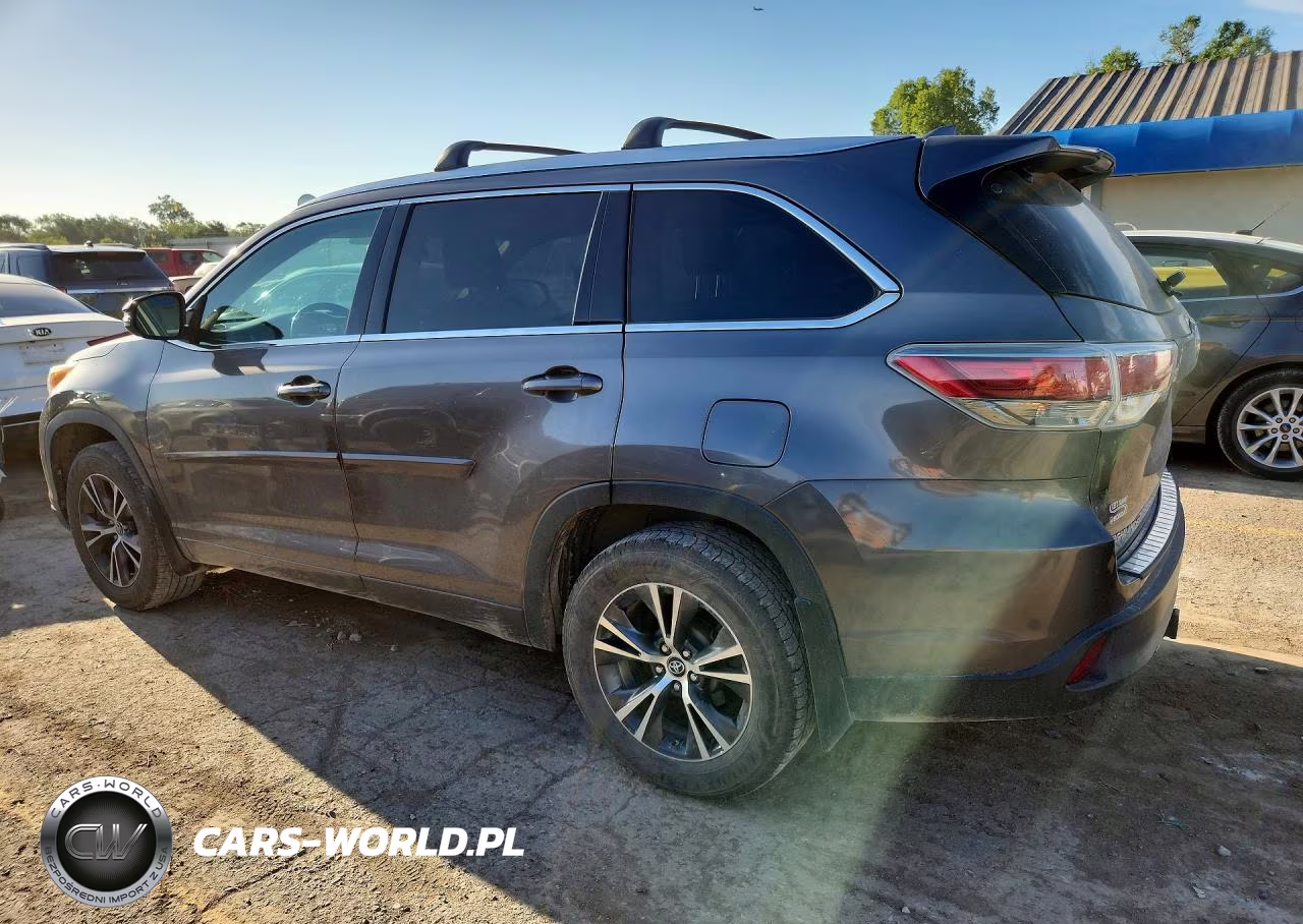 2016 Toyota Highlander Xle VIN:5TDJKRFH9GS351593 - 2