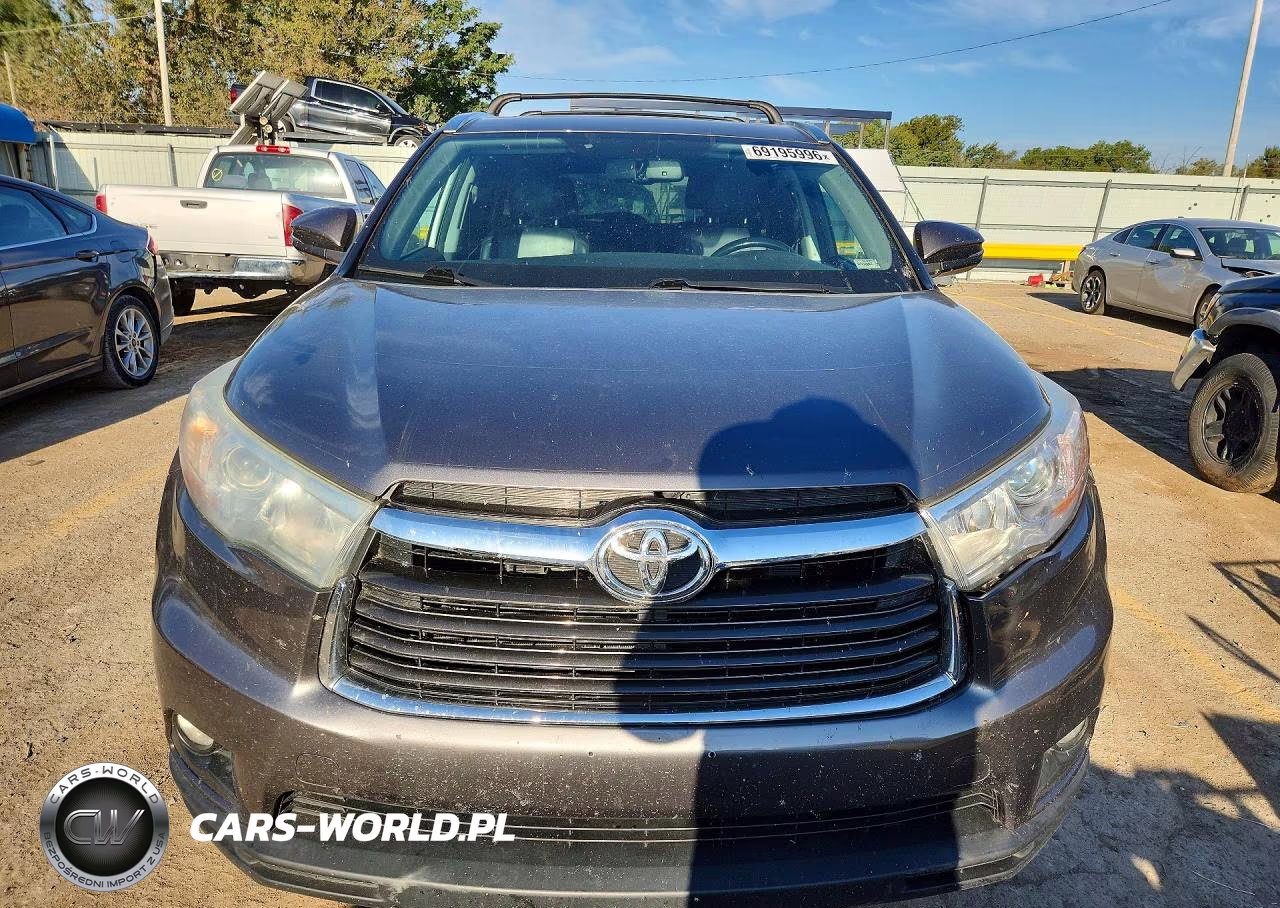 2016 Toyota Highlander Xle VIN:5TDJKRFH9GS351593 - 5