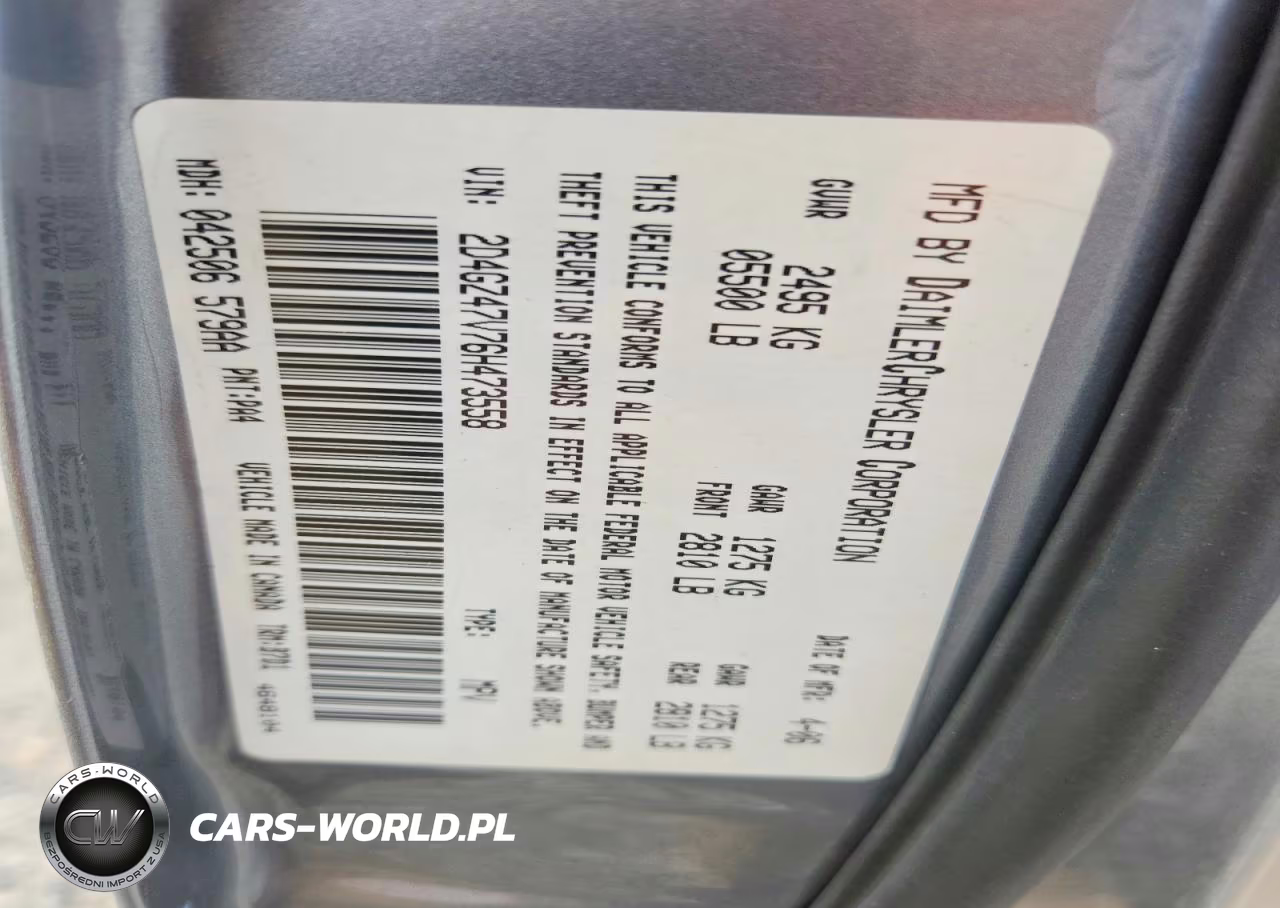 2006 Dodge Magnum Sxt VIN:2D4GZ47V76H473558 - 12