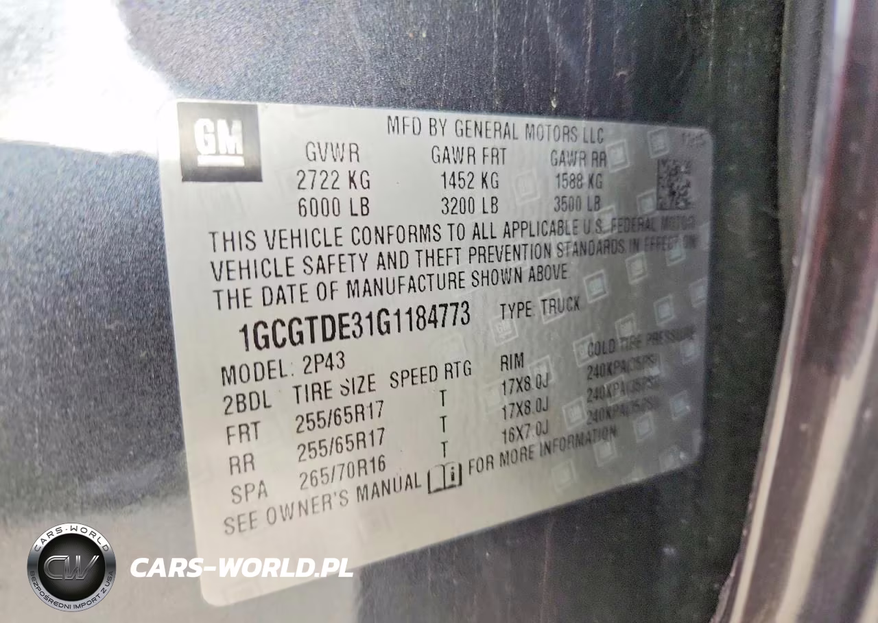 2016 Chevrolet Colorado Z71 VIN:1GCGTDE31G1184773 - 12