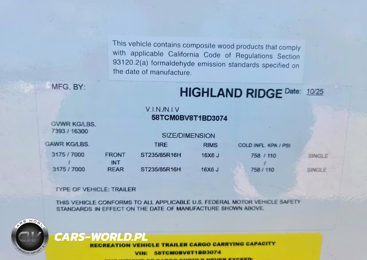 2026 Open Range Highland Ridge VIN:58TCM0BV8T1BD3074 - 10
