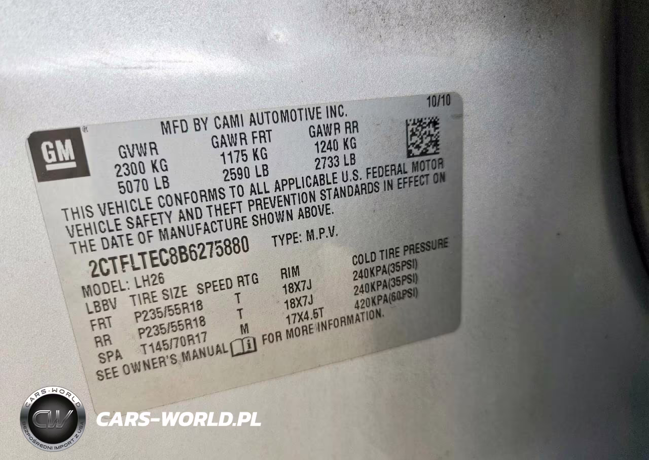 2011 GMC Terrain Sle VIN:2CTFLTEC8B6275880 - 13