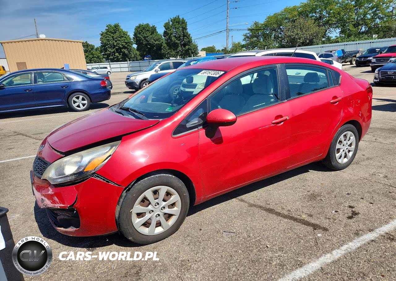 2012 Kia Rio Lx VIN:KNADM4A33C6086652 - 1
