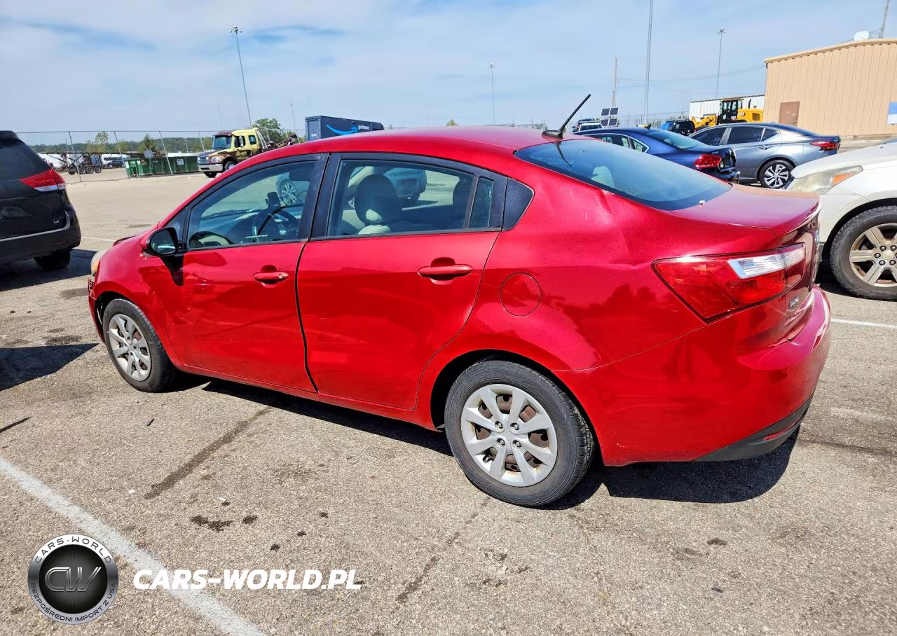 2012 Kia Rio Lx VIN:KNADM4A33C6086652 - 2