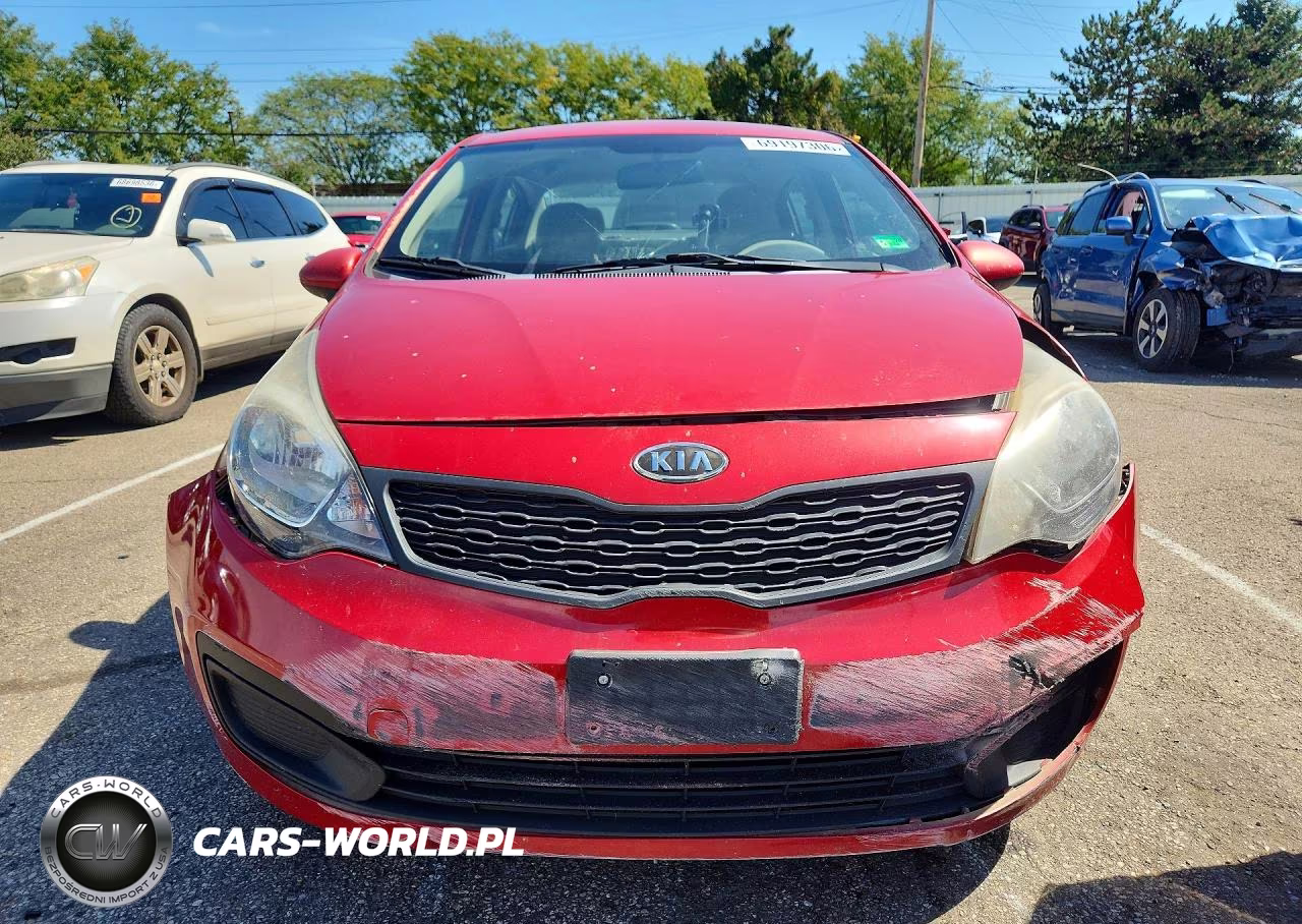 2012 Kia Rio Lx VIN:KNADM4A33C6086652 - 5