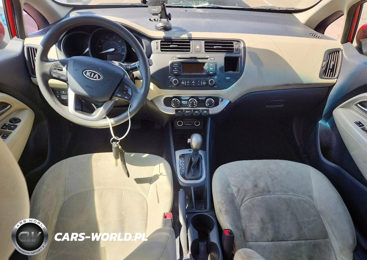 2012 Kia Rio Lx VIN:KNADM4A33C6086652 - 8