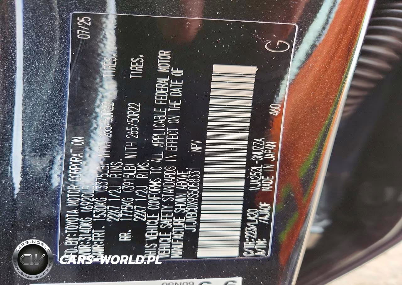 2025 Lexus Gx 550 Luxury+ VIN:JTJVBCDX9S5058331 - 14