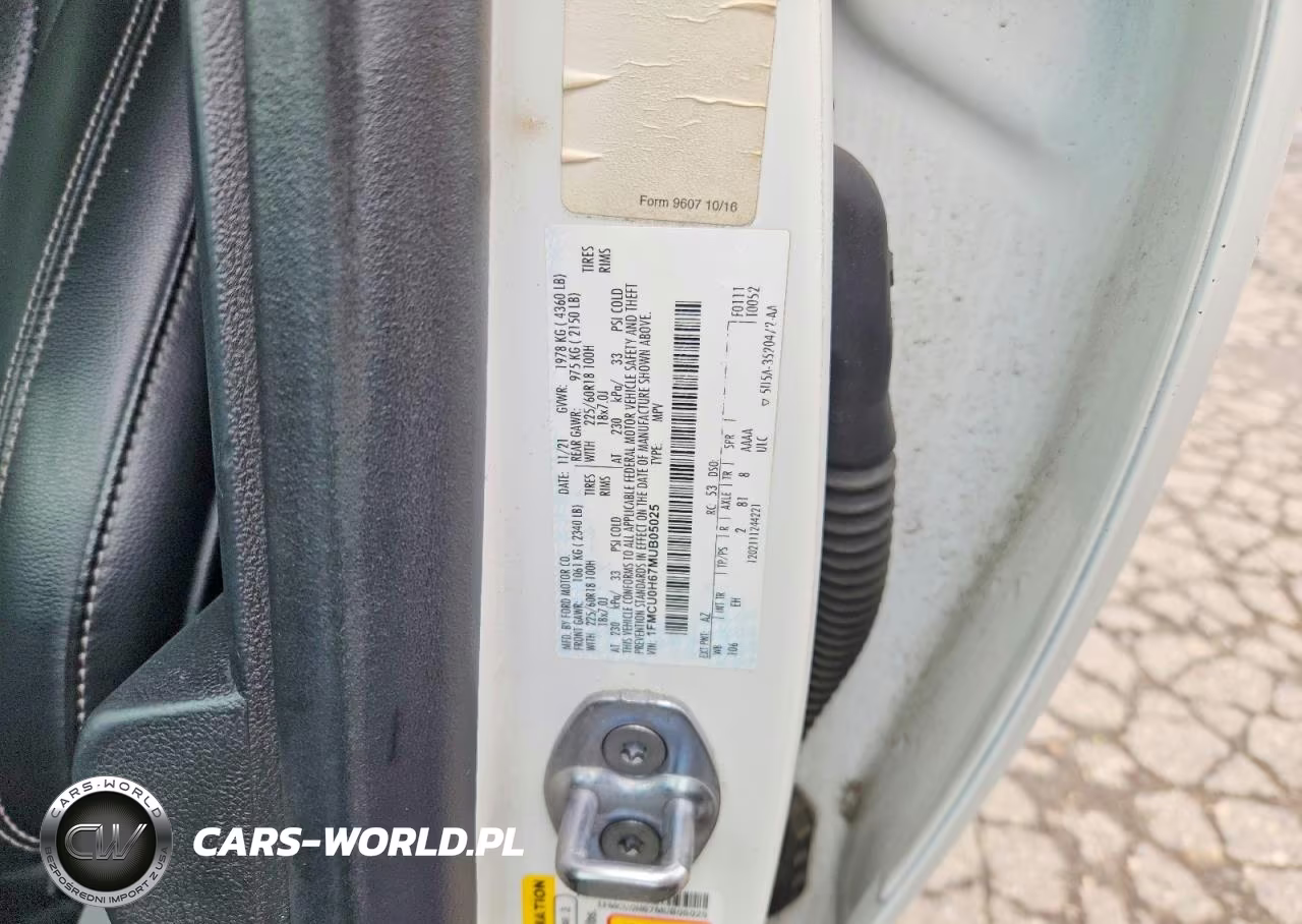 2021 Ford Escape Sel VIN:1FMCU0H67MUB05025 - 13