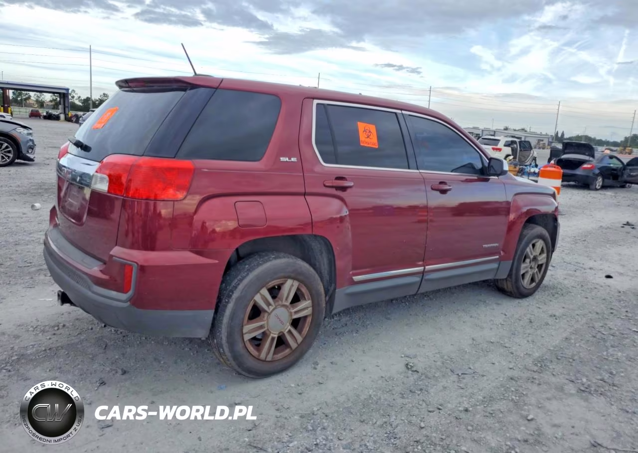 2016 GMC Terrain Sle VIN:2GKALMEK0G6246114 - 3