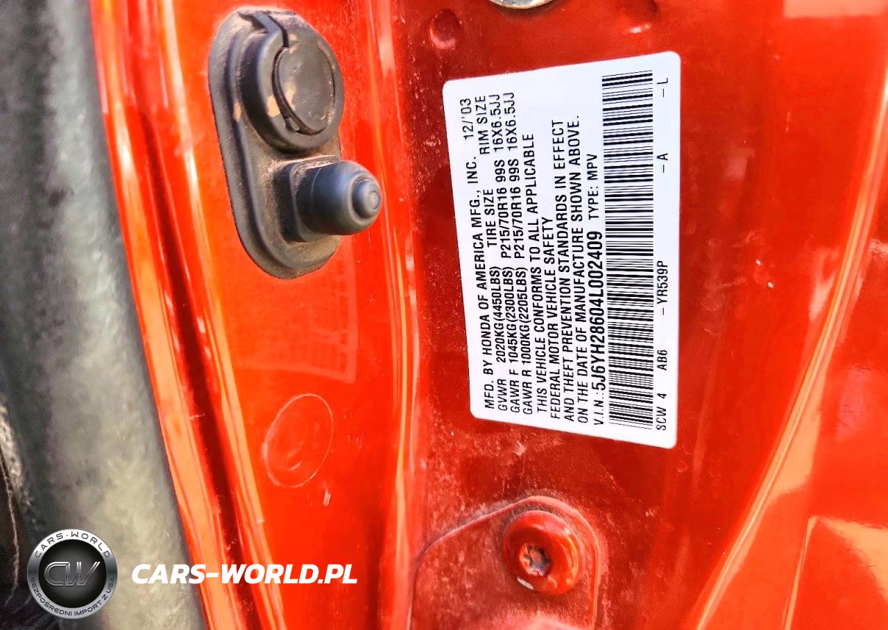 2004 Honda Element Ex VIN:5J6YH28604L002409 - 12