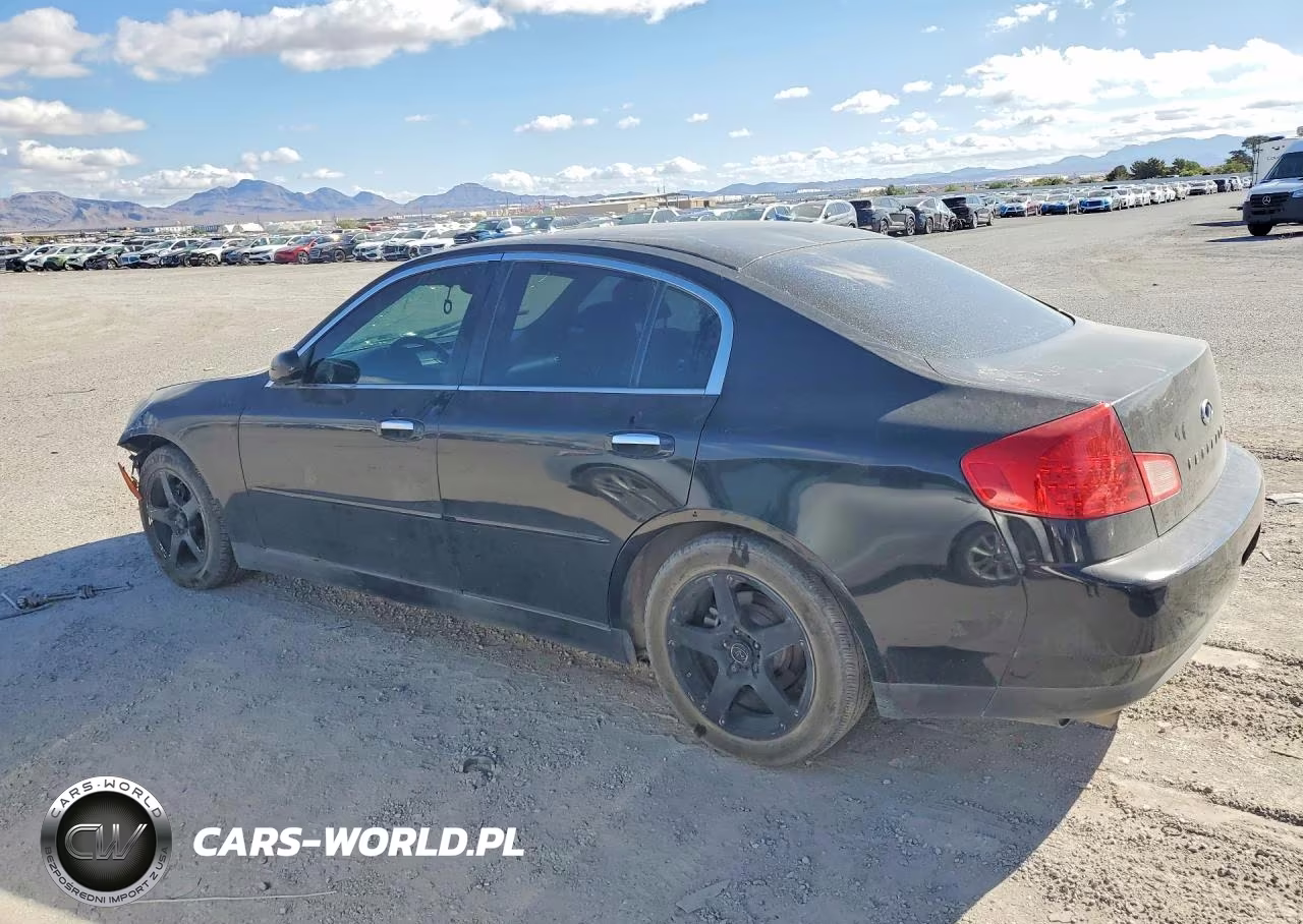 2003 Infiniti G35 Base VIN:JNKCV51E63M301115 - 2