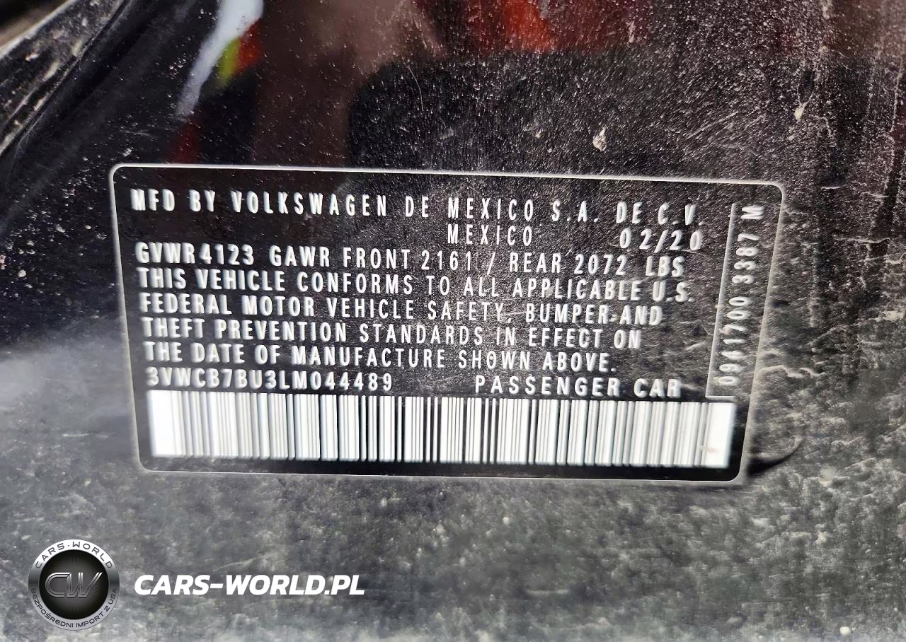2020 Volkswagen Jetta S VIN:3VWCB7BU3LM044489 - 12