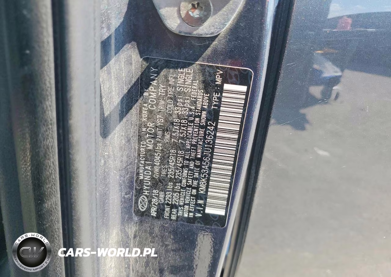 2018 Hyundai Kona Ultimate VIN:KM8K53A56JU136242 - 13