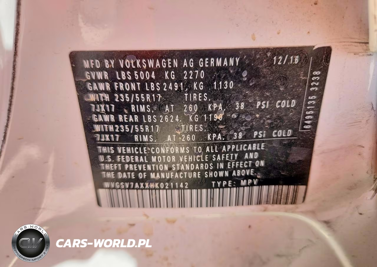 2017 Volkswagen Tiguan Wolfsburg VIN:WVGSV7AXXHK021142 - 13