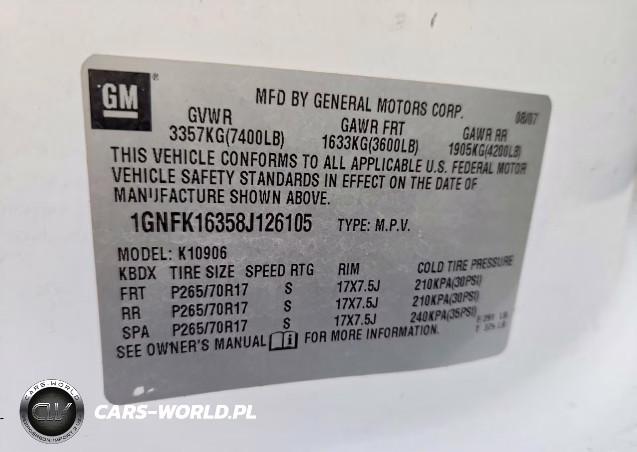 2008 Chevrolet Suburban K1500 Ls VIN:1GNFK16358J126105 - 13