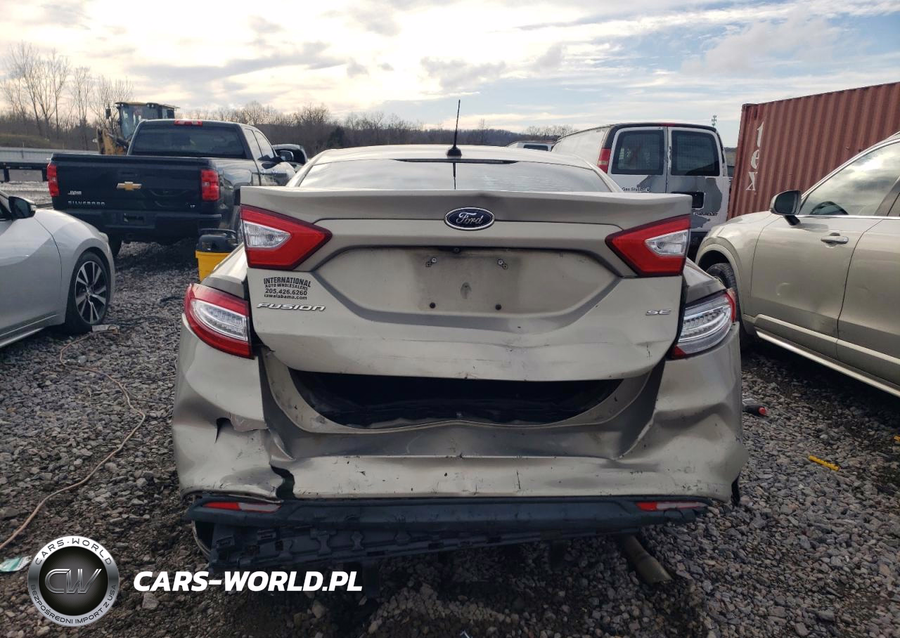 2016 Ford Fusion Se VIN:3FA6P0H74GR176654 - 6