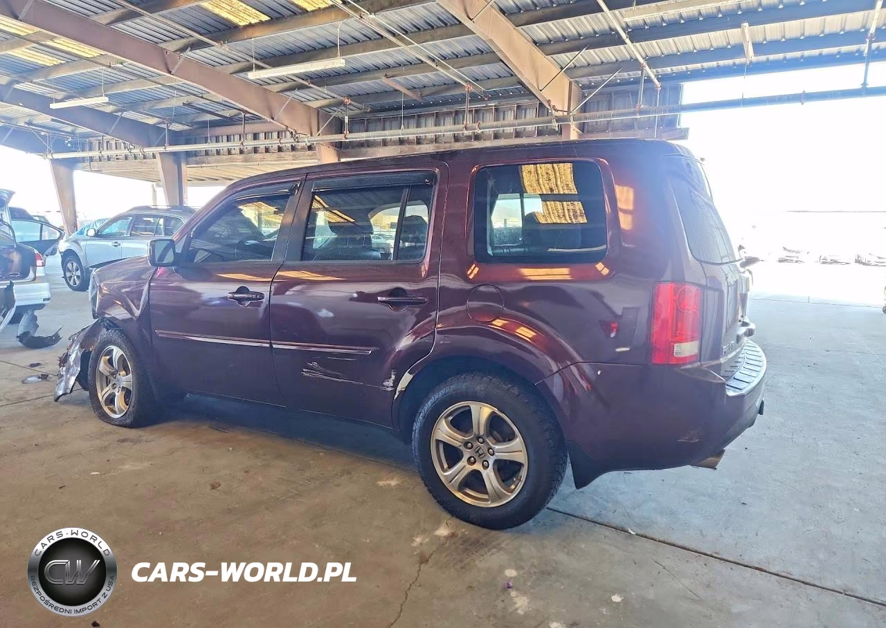 2012 Honda Pilot Exl VIN:5FNYF3H51CB038572 - 2
