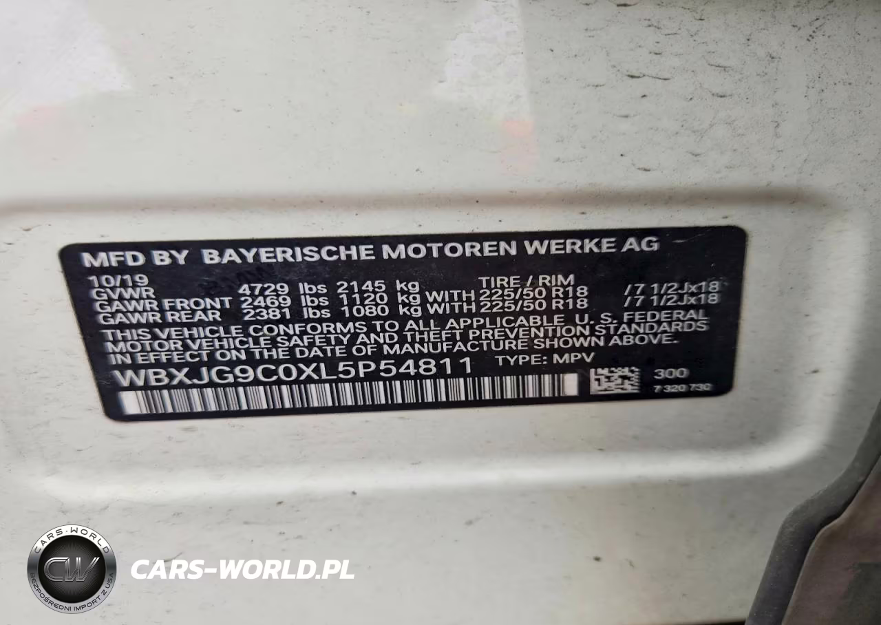 2020 BMW X1 xDrive28I VIN:WBXJG9C0XL5P54811 - 13