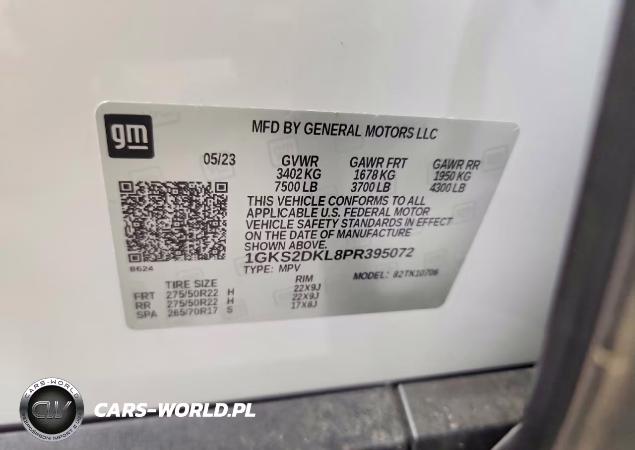 2023 GMC Yukon Denali VIN:1GKS2DKL8PR395072 - 14