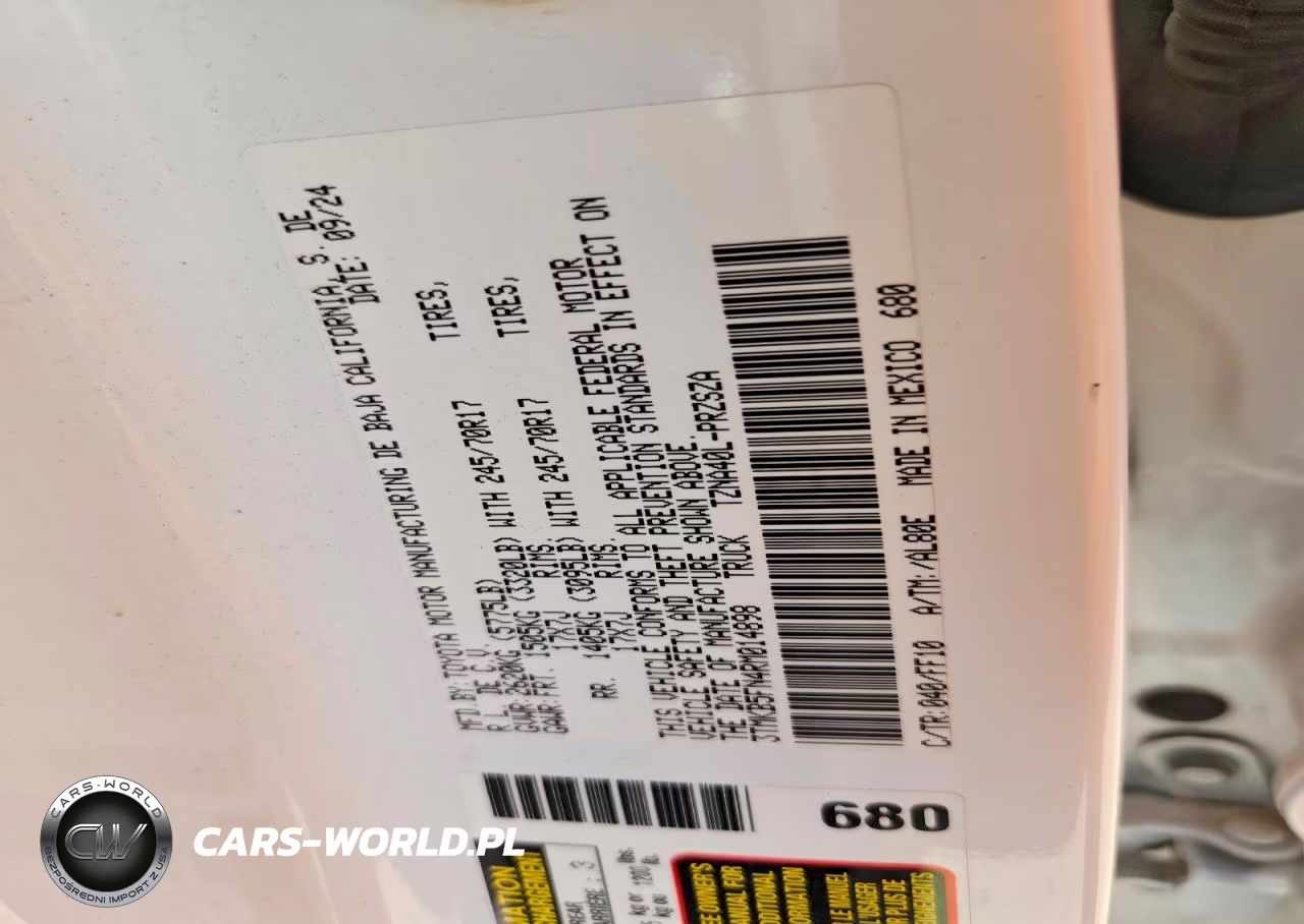2024 Toyota Tacoma Sr5 VIN:3TMKB5FN4RM014898 - 12