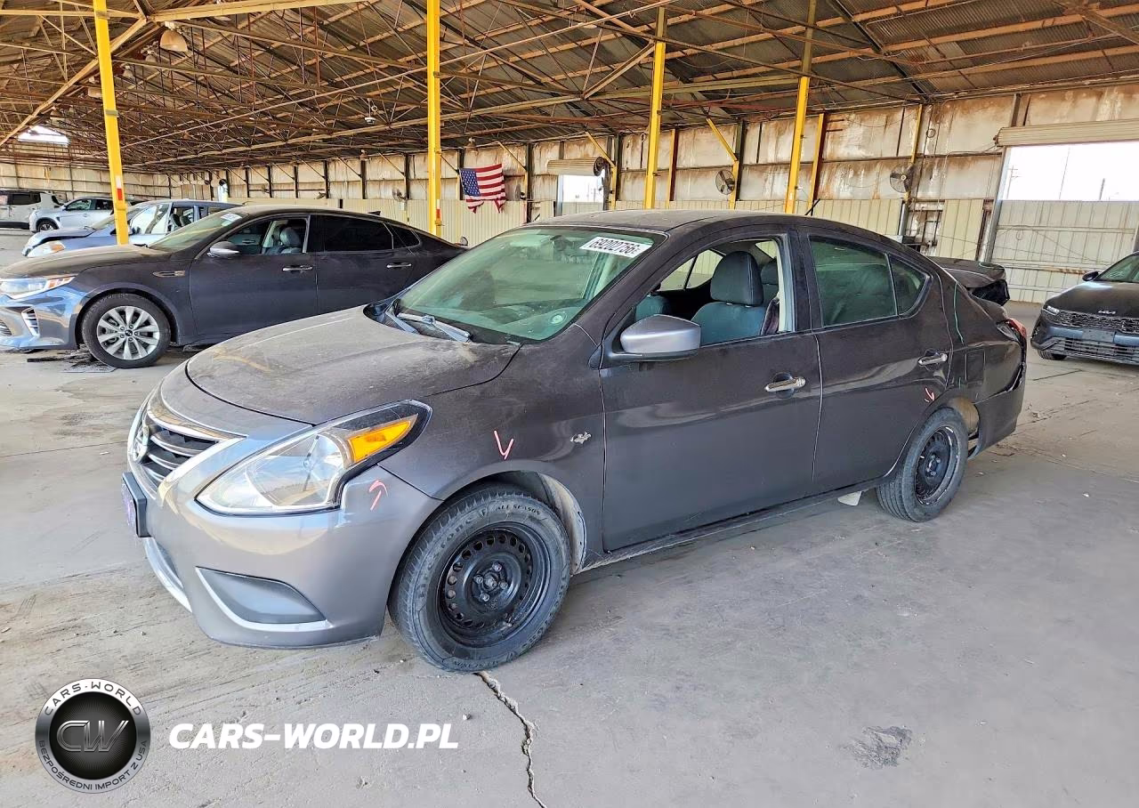2019 Nissan Versa Sv VIN:3N1CN7AP6KL865034 - 1
