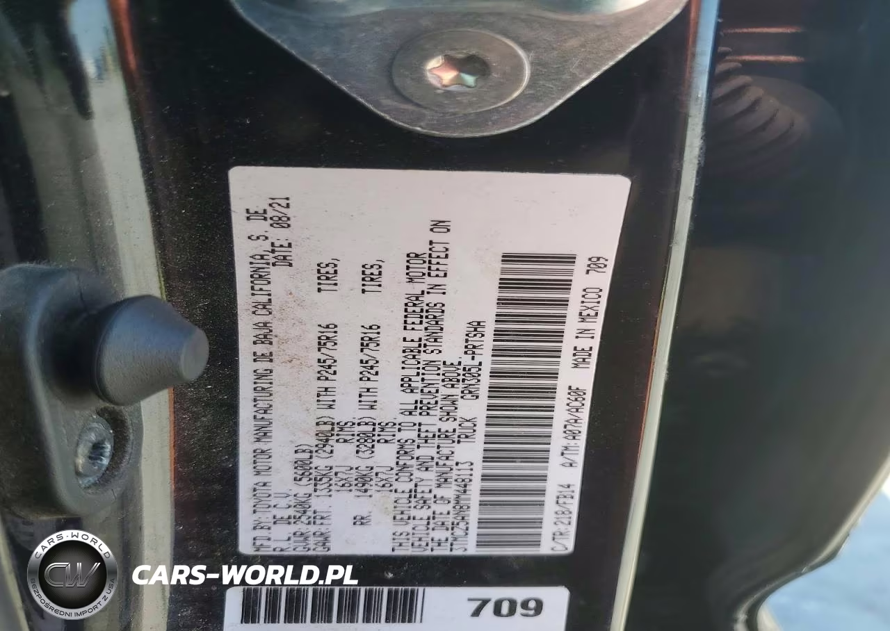 2021 Toyota Tacoma Sr V6 VIN:3TMCZ5AN8MM448113 - 13