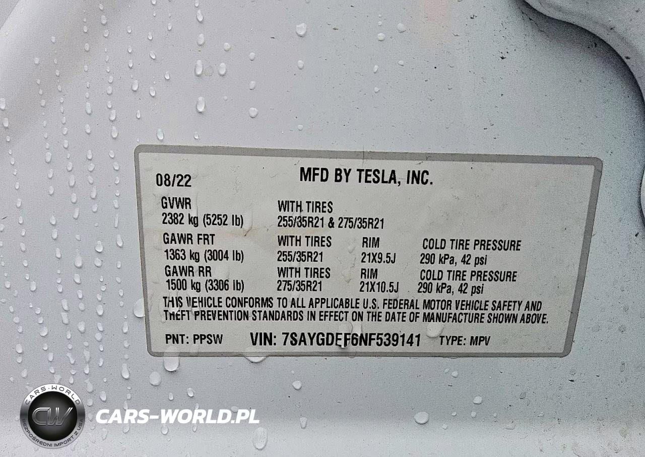 2022 Tesla Model Y VIN:7SAYGDEF6NF539141 - 13