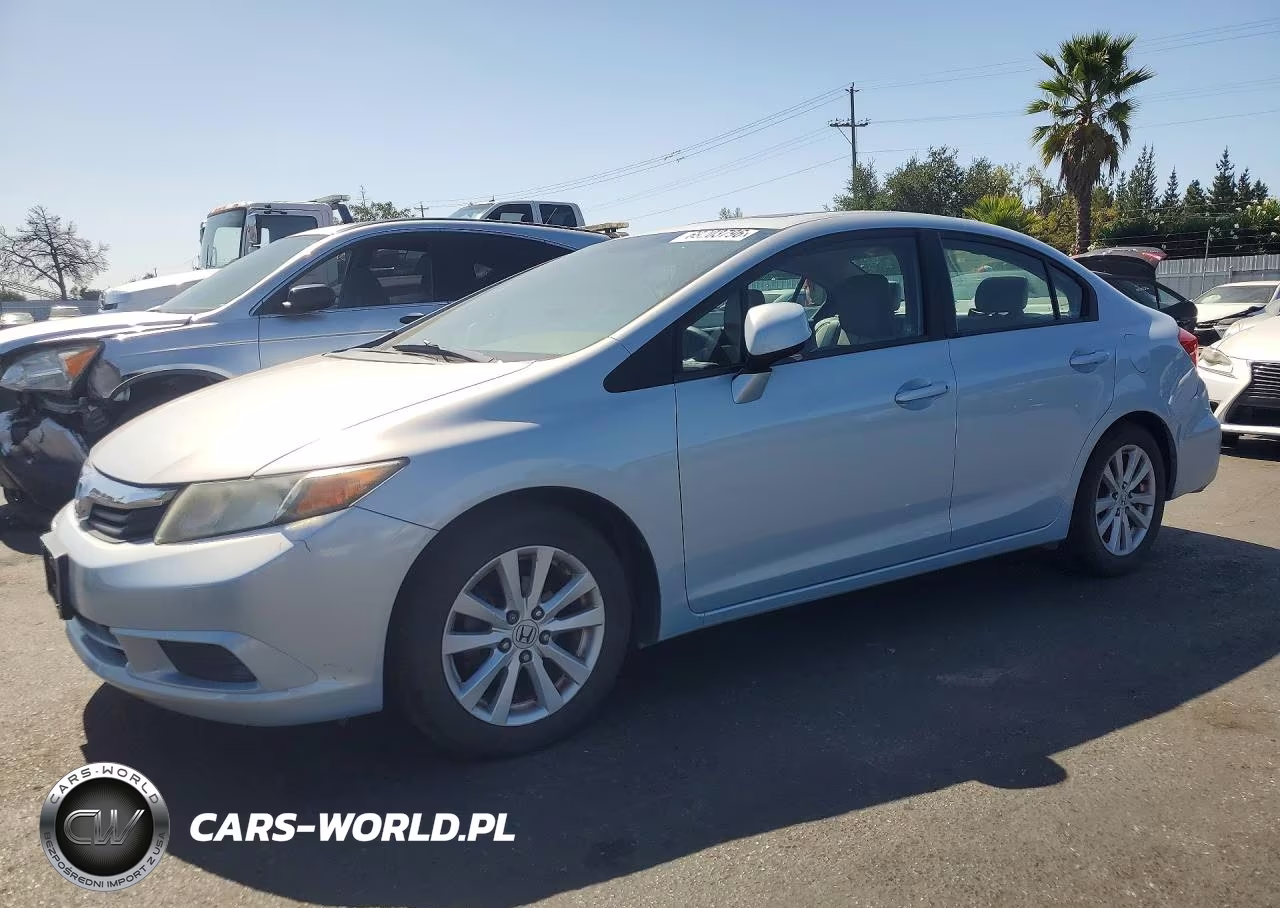 2012 Honda Civic Exl VIN:2HGFB2F90CH520156 - 1