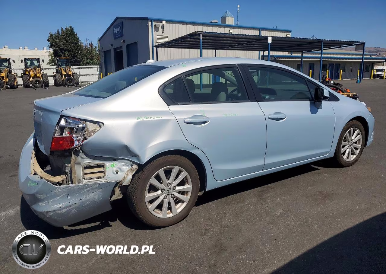 2012 Honda Civic Exl VIN:2HGFB2F90CH520156 - 3