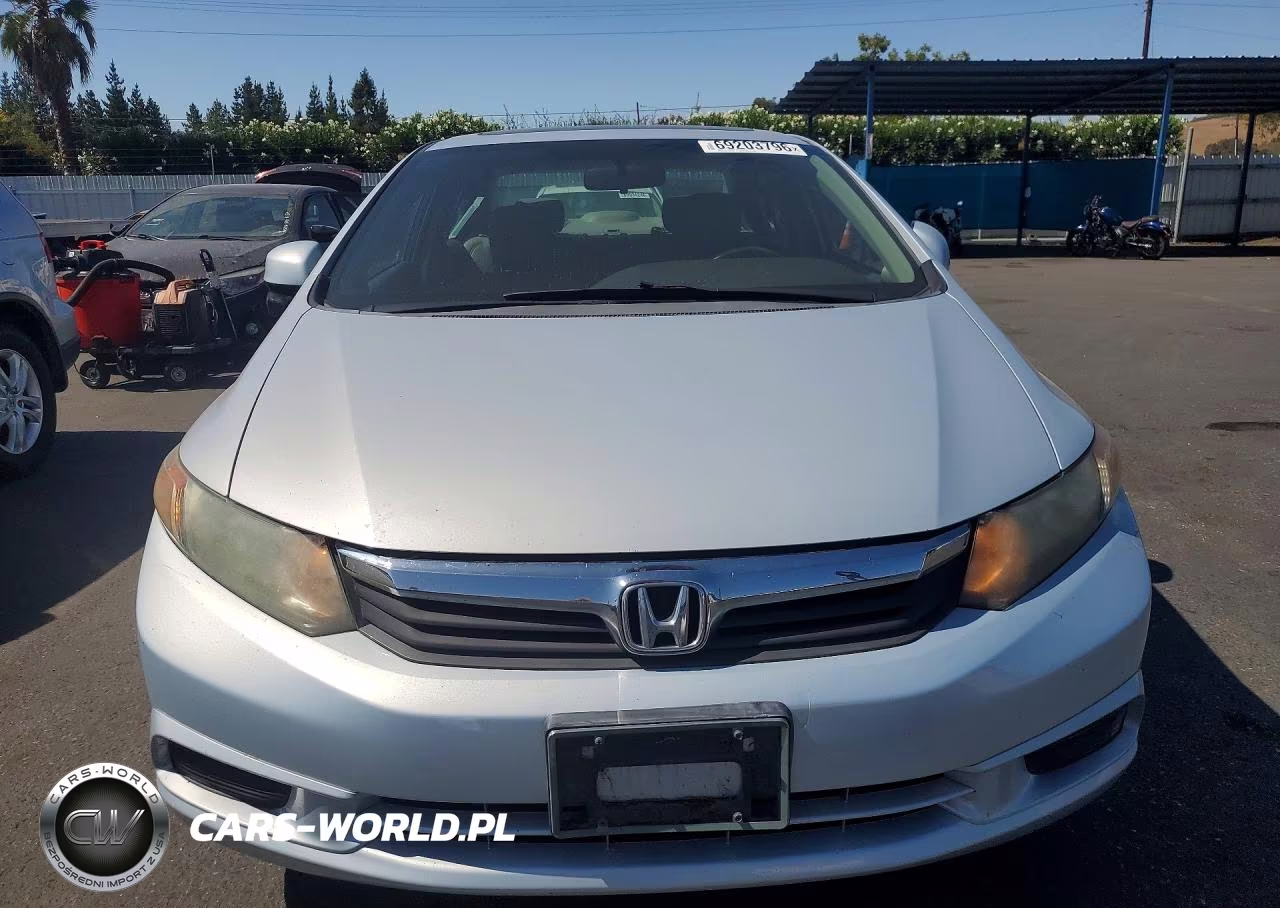 2012 Honda Civic Exl VIN:2HGFB2F90CH520156 - 5