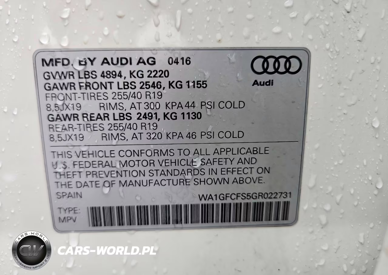 2016 Audi Q3 Prestige VIN:WA1GFCFS5GR022731 - 12