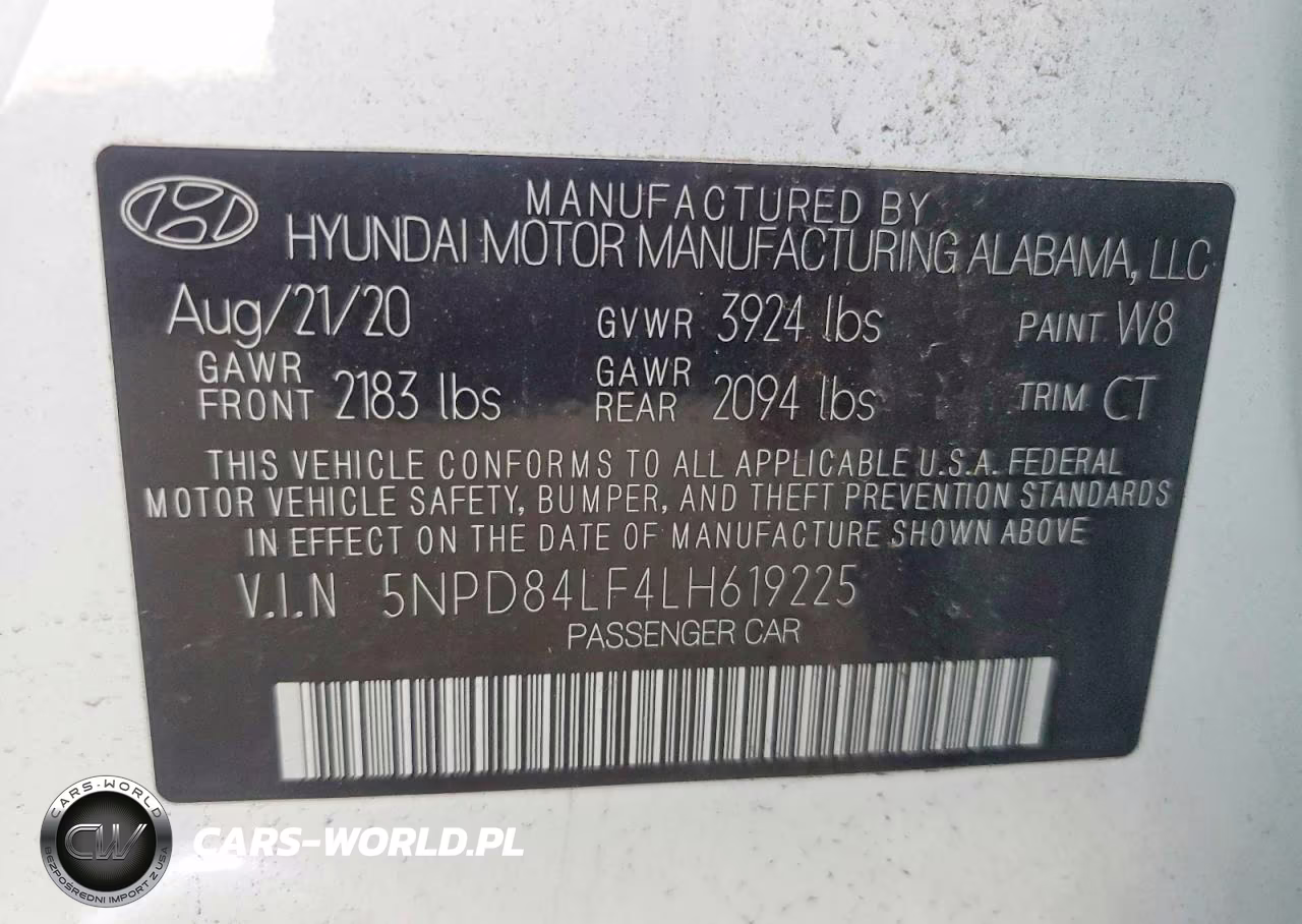 2020 Hyundai Elantra Value Edition VIN:5NPD84LF4LH619225 - 12