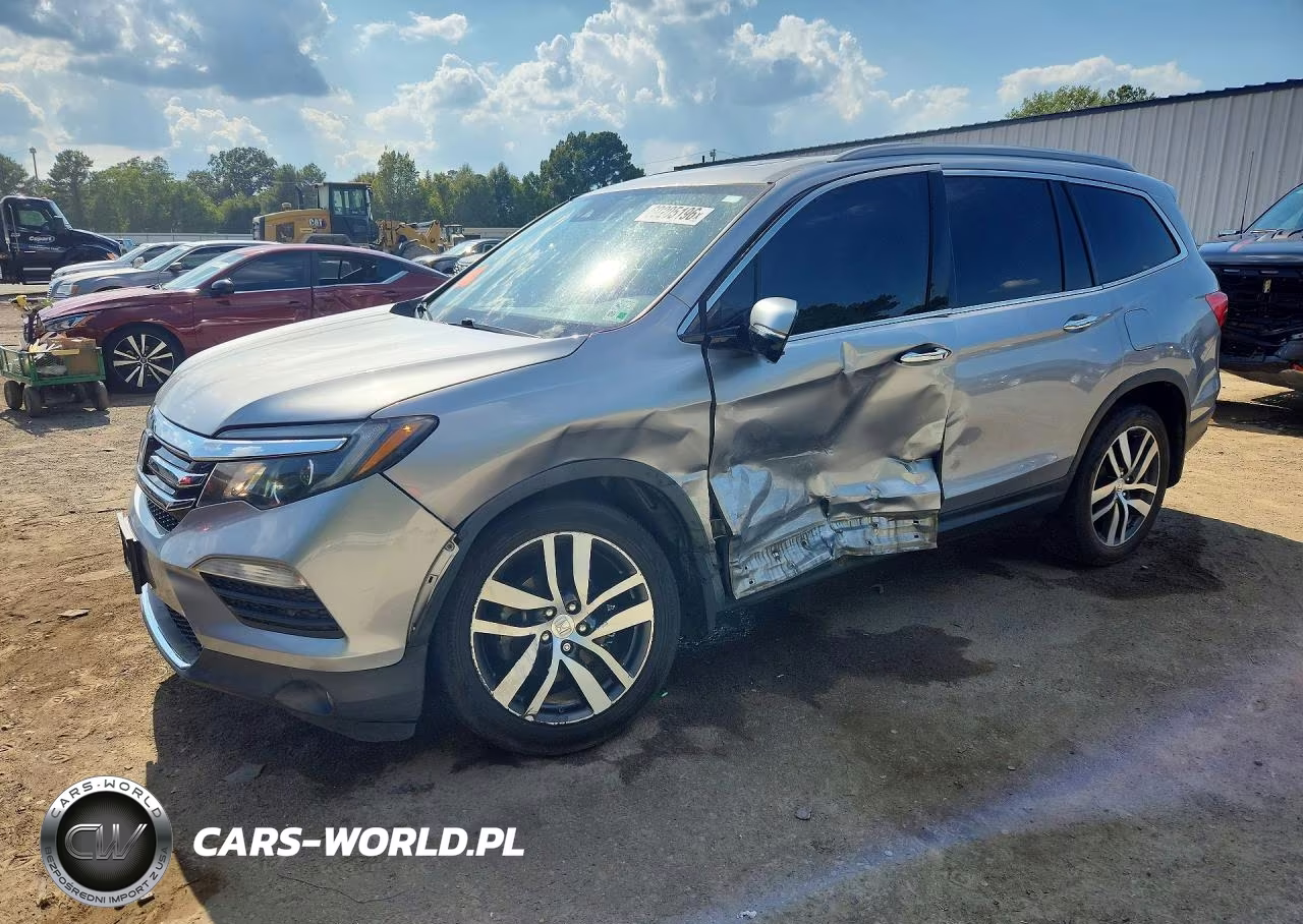 2016 Honda Pilot Elite VIN:5FNYF6H02GB017855 - 1