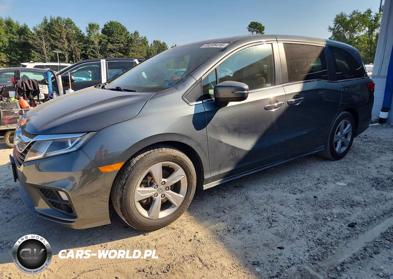2018 Honda Odyssey Exl VIN:5FNRL6H7XJB106669 - 1