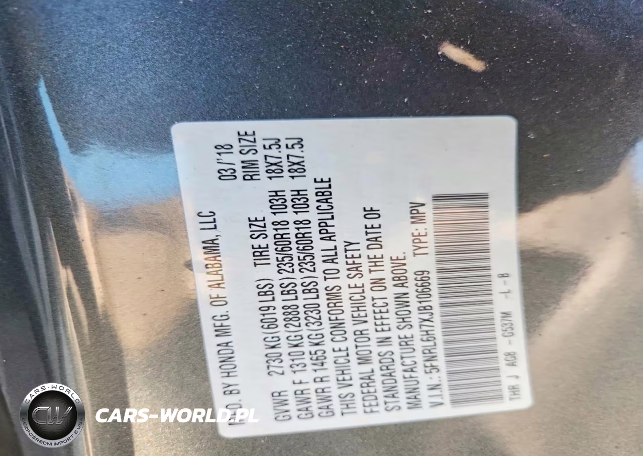 2018 Honda Odyssey Exl VIN:5FNRL6H7XJB106669 - 13
