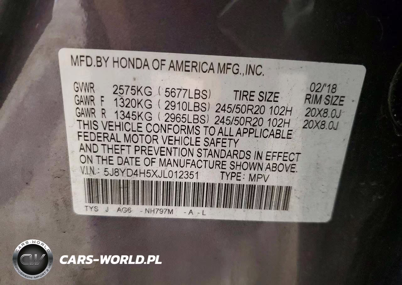 2018 Acura Mdx Technology VIN:5J8YD4H5XJL012351 - 13
