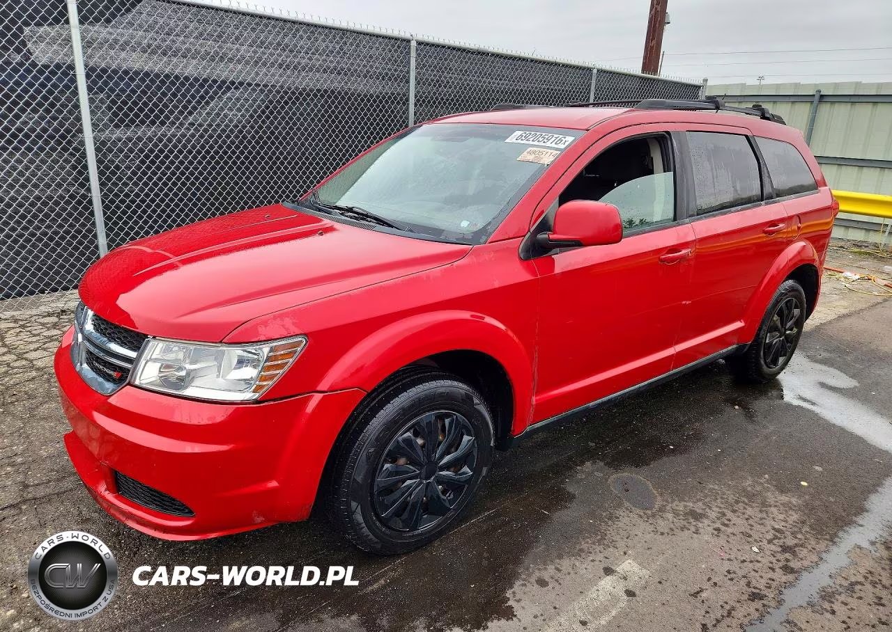 2017 Dodge Journey Se VIN:3C4PDCAB5HT554184 - 1