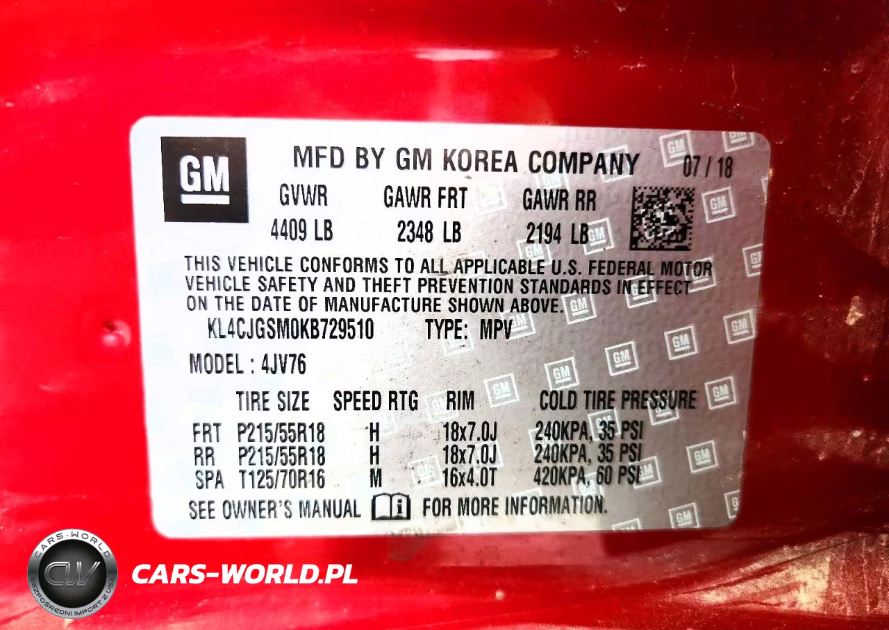 2019 Buick Encore Essence VIN:KL4CJGSM0KB729510 - 13