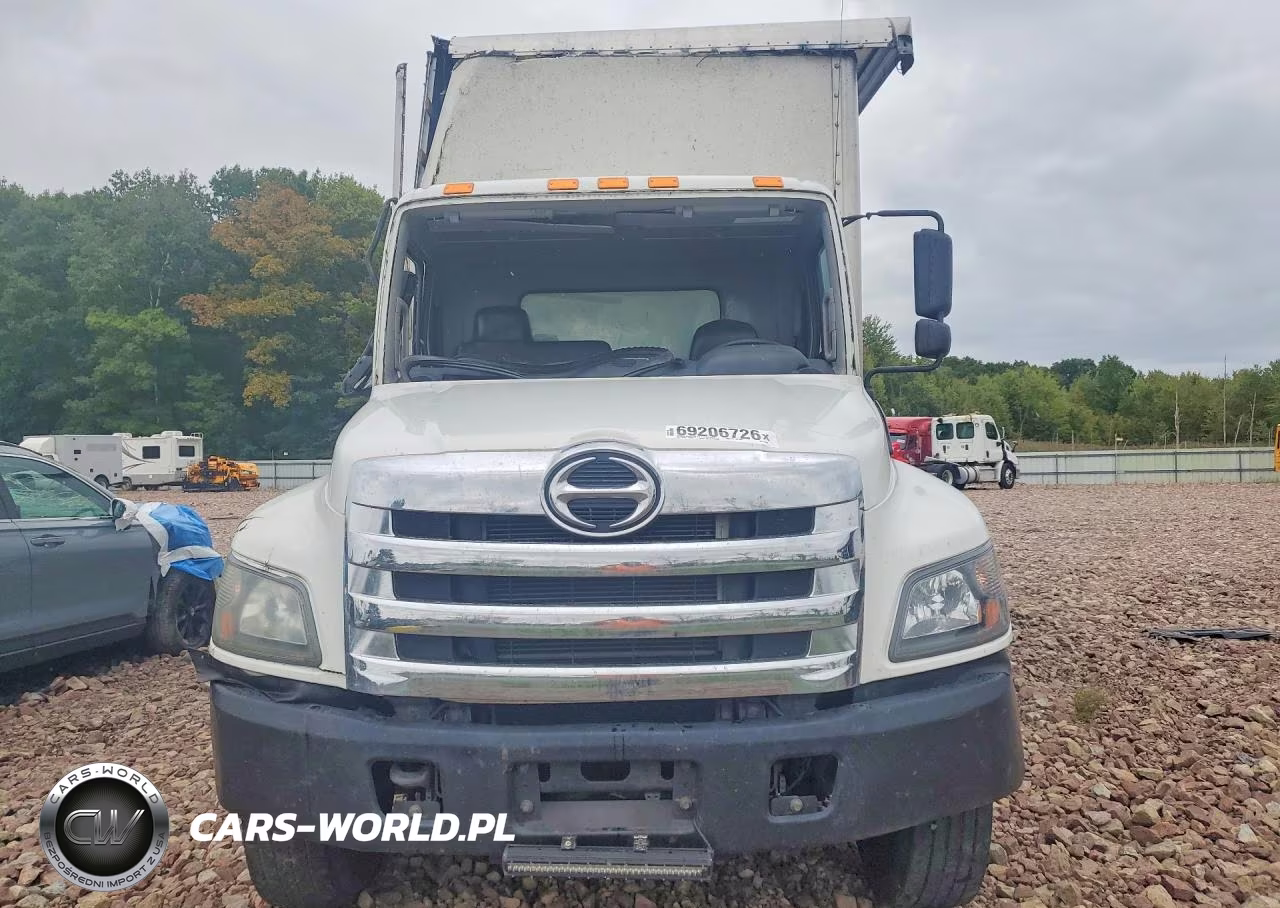 2018 Hino 258-268 Box Truck VIN:5PVNJ8JV0J4S67080 - 5
