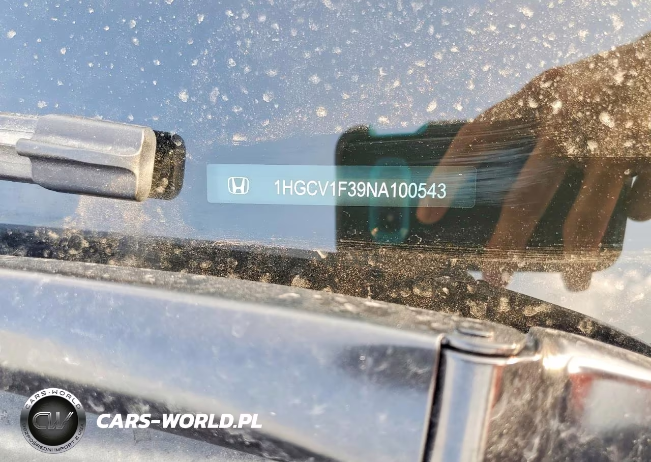 2022 Honda Accord Sport VIN:1HGCV1F39NA100543 - 12
