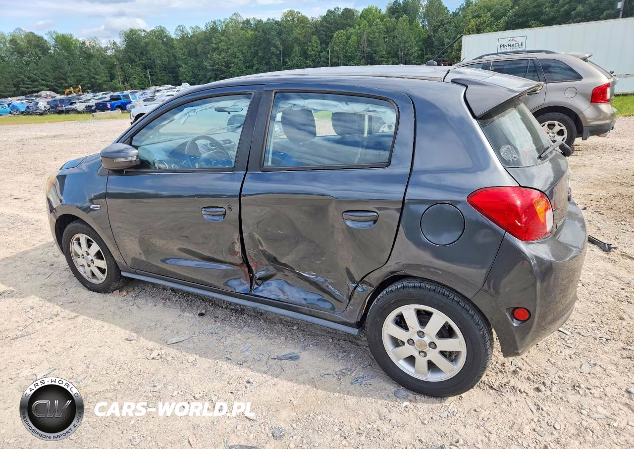 2015 Mitsubishi Mirage Es VIN:ML32A4HJ9FH001316 - 2
