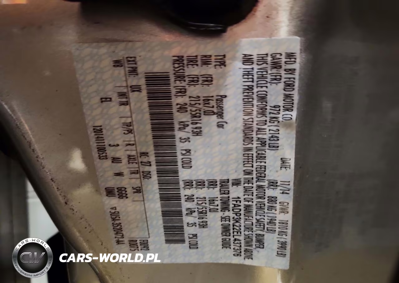 2014 Ford Focus Se VIN:1FADP3K22EL437376 - 13